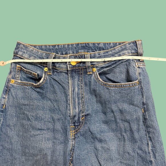 H&M &Denim High-Waisted Wide-Leg Jeans – Size 4 (Y2K Baggy Fit) - Picture 6 of 9